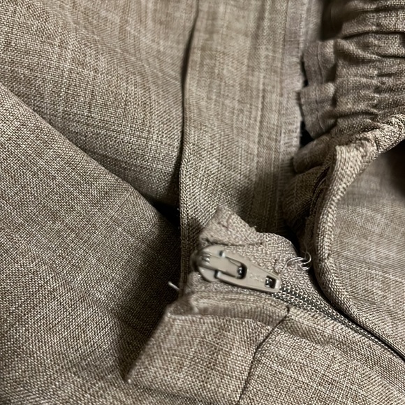 Sag Harbor, Casual Wear, Short Sleeves Pant Suit, Tan/White, 8P - Picture 12 of 12